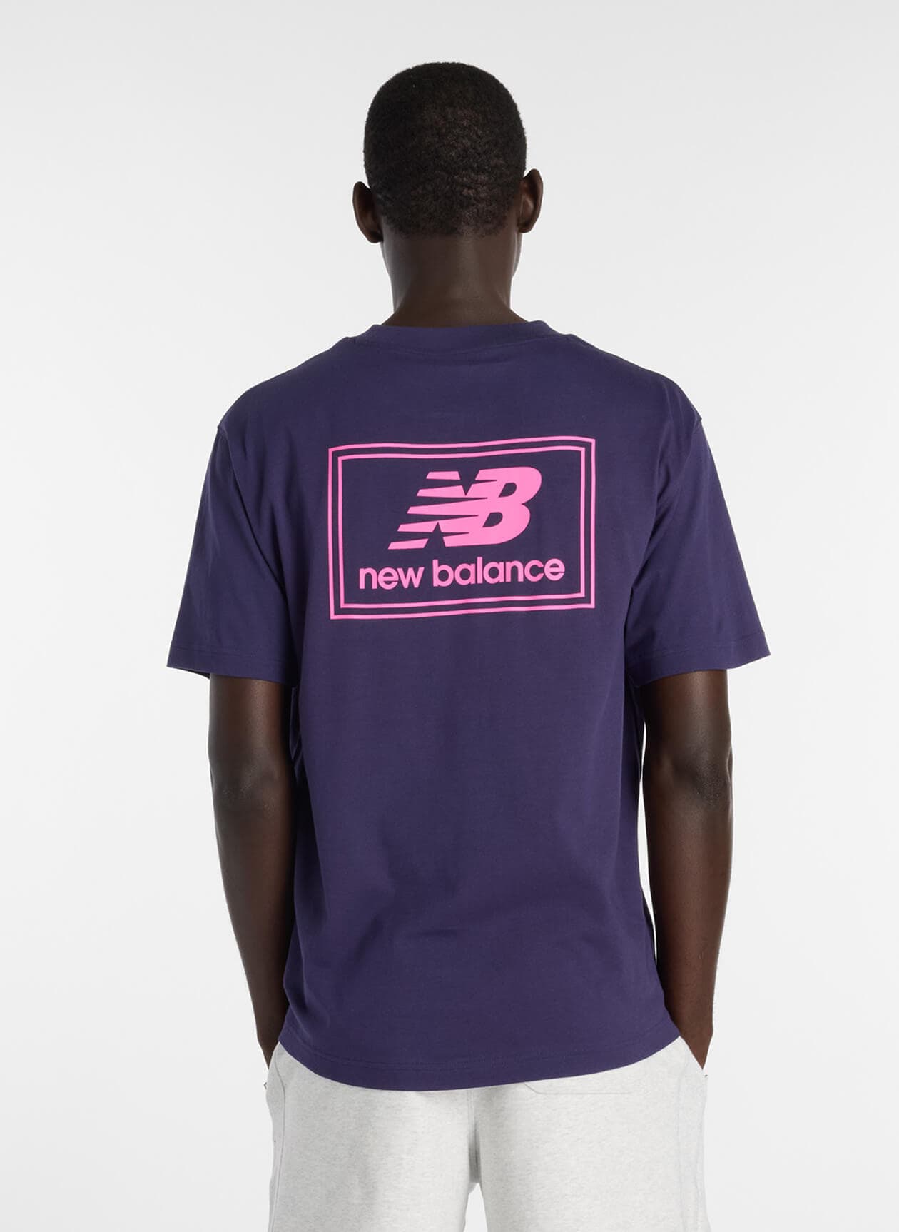 New Balance Men's Woven Label T-Shirt - Boysenberry (BOY) 3XL