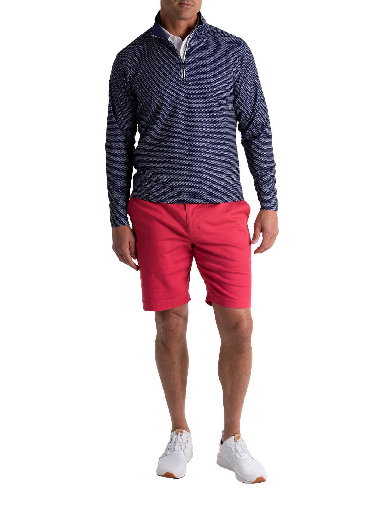 Fairway & Greene Men's Wave Long-Sleeve Quarter-Zip - Navy LG