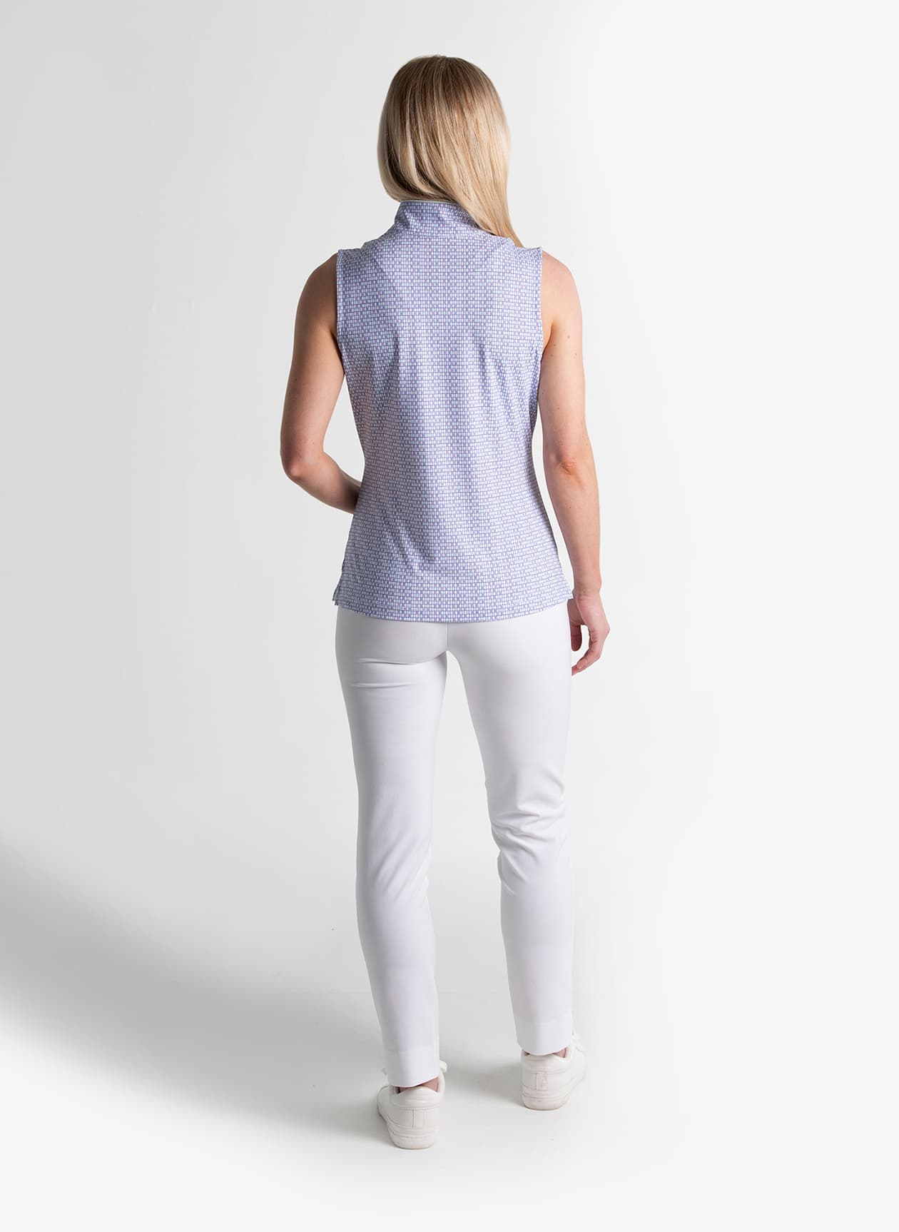 Fairway & Greene Women's Gwen Sleeveless Polo - Purple LG