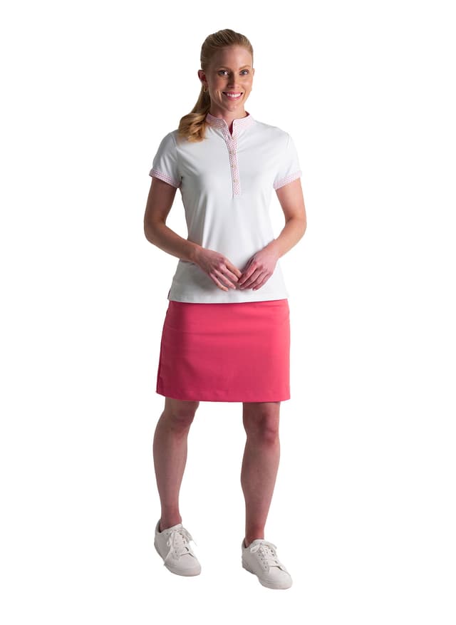 Fairway & Greene Women's Logan Polo - White LG