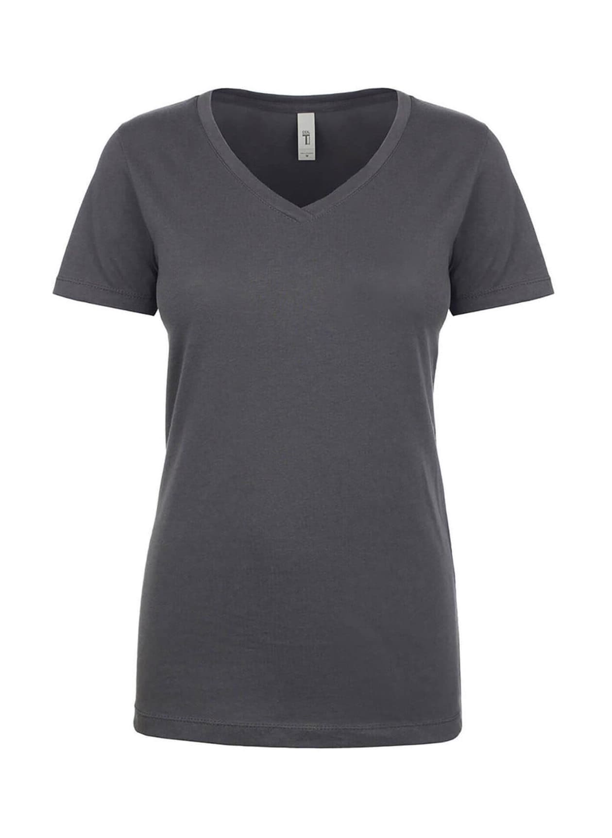Next Level Women's Ideal V-Neck T-Shirt - Dark Grey 3XL