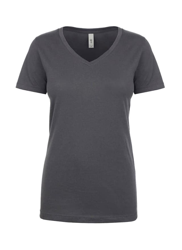 Next Level Women's Ideal V-Neck T-Shirt - Dark Grey 3XL