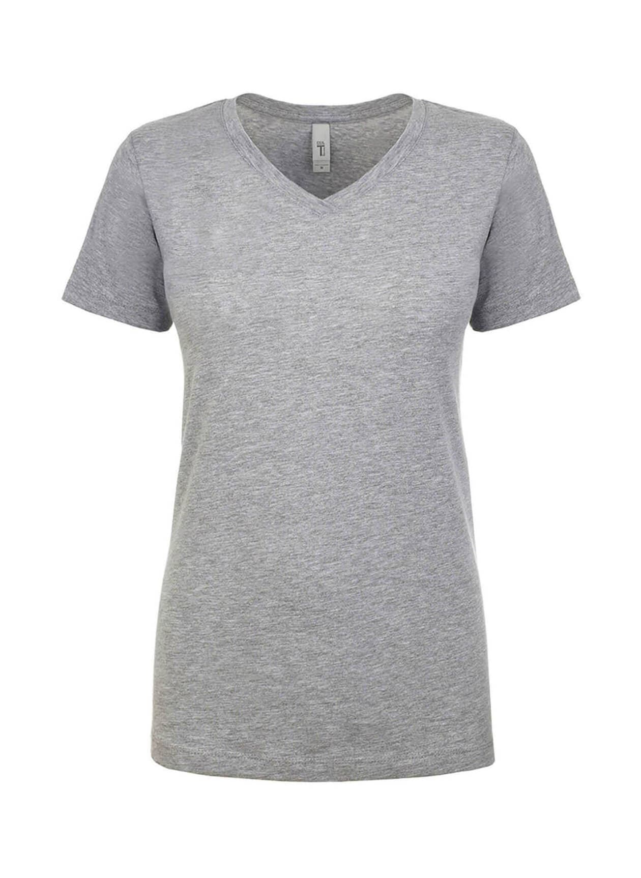 Next Level Women's Ideal V-Neck T-Shirt - Light Grey 3XL