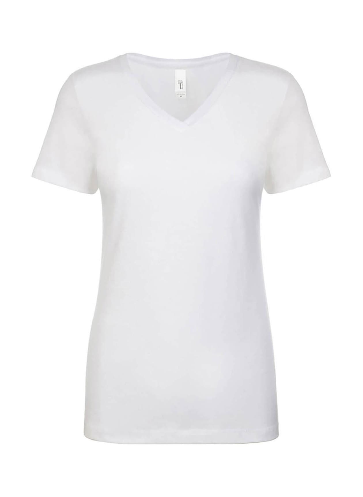 Next Level Women's Ideal V-Neck T-Shirt - White 3XL