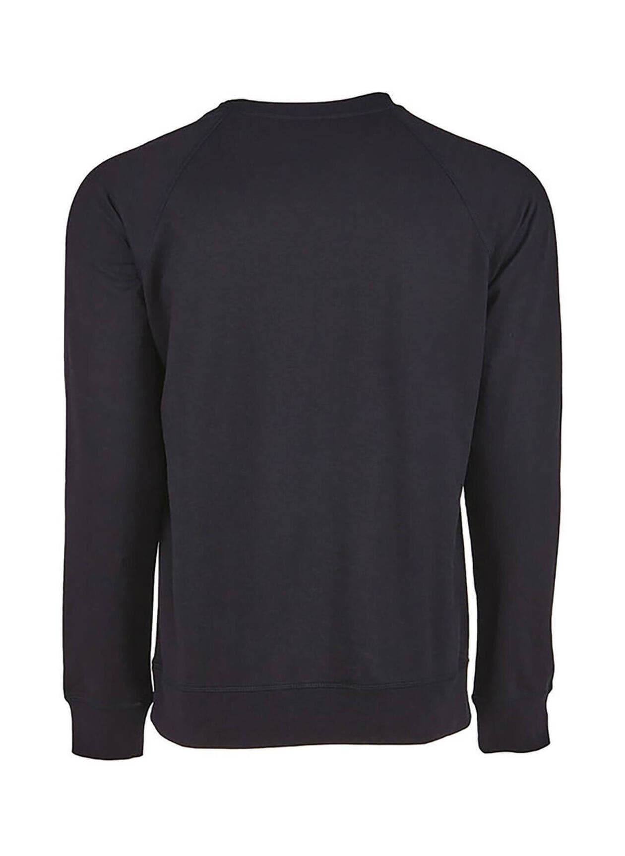 Next Level Unisex Laguna French Terry Raglan Sweatshirt - Black 3XL