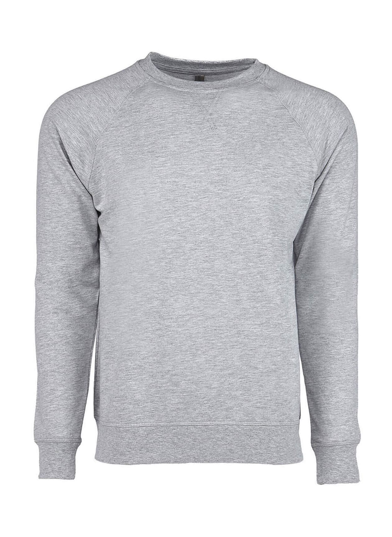 Next Level Unisex Laguna French Terry Raglan Sweatshirt - Light Grey 3XL
