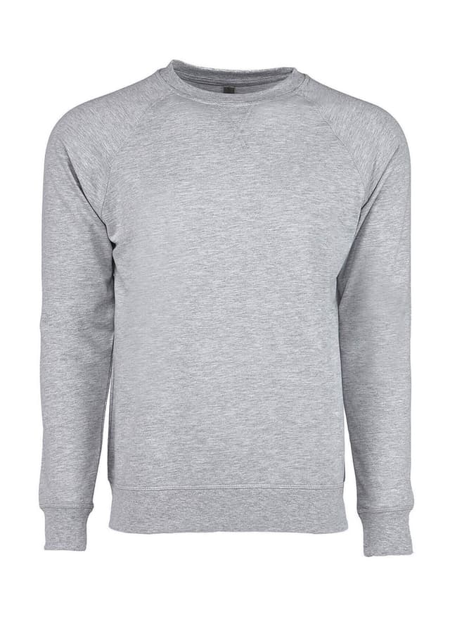 Next Level Unisex Laguna French Terry Raglan Sweatshirt - Light Grey 3XL