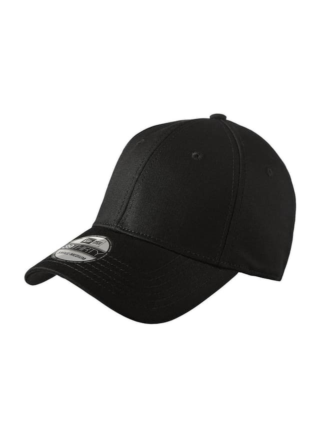 New Era Structured Stretch Cotton Hat - Black (BLK) LG/XL