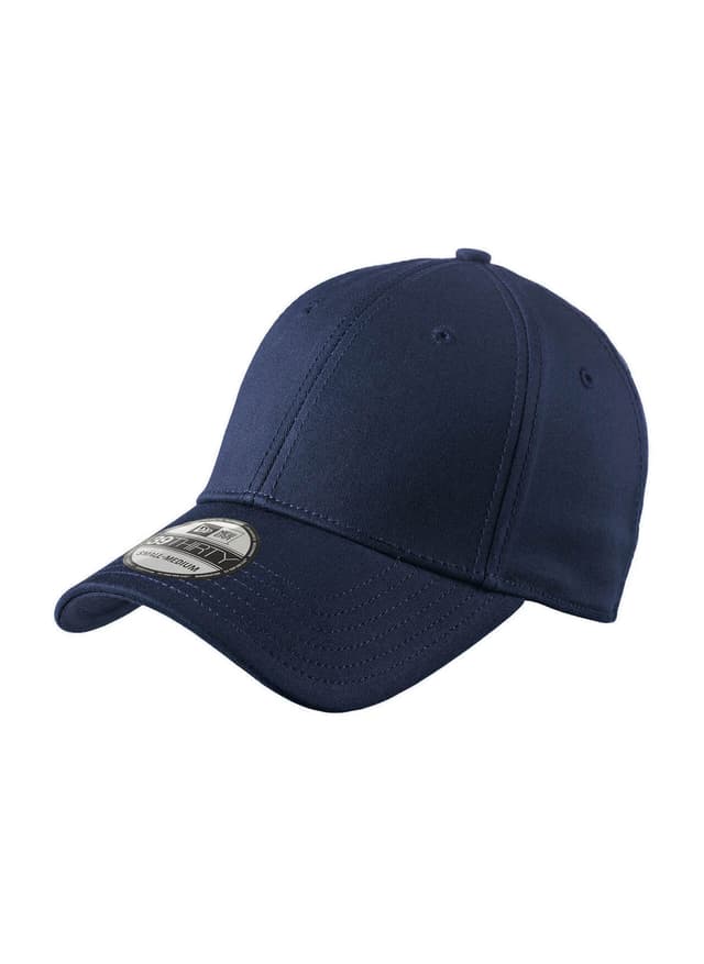 New Era Structured Stretch Cotton Hat - Deep Navy (NVY) LG/XL