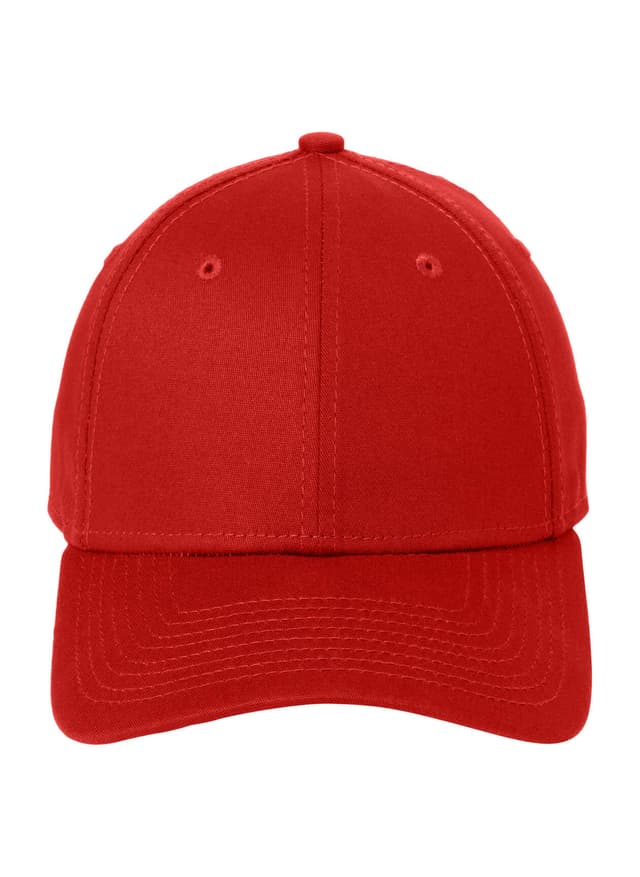 New Era Structured Stretch Cotton Hat - Scarlet Red (RED) LG/XL