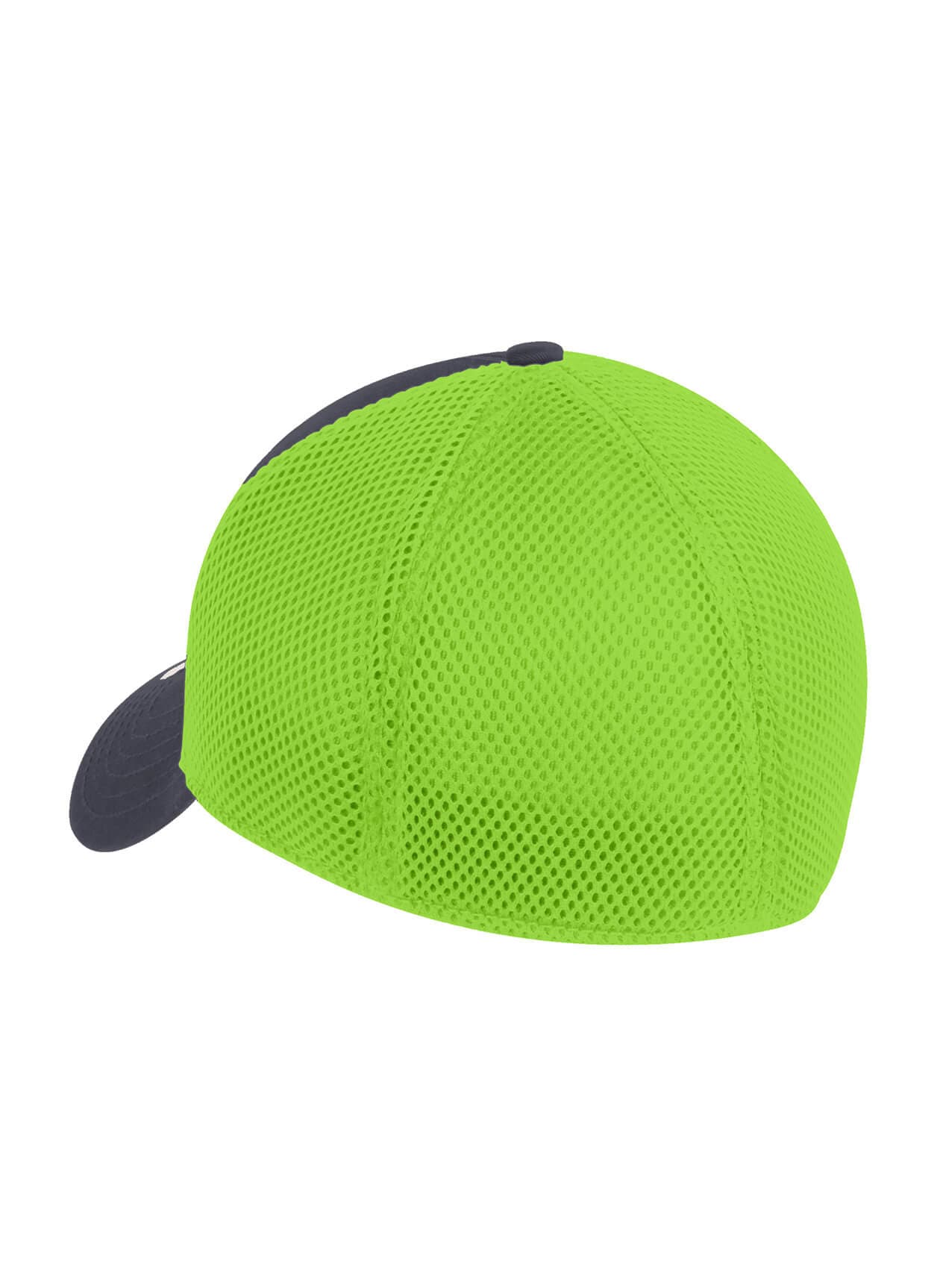 New Era Stretch Mesh Hat - Graphite / Cyber Green LG/XL