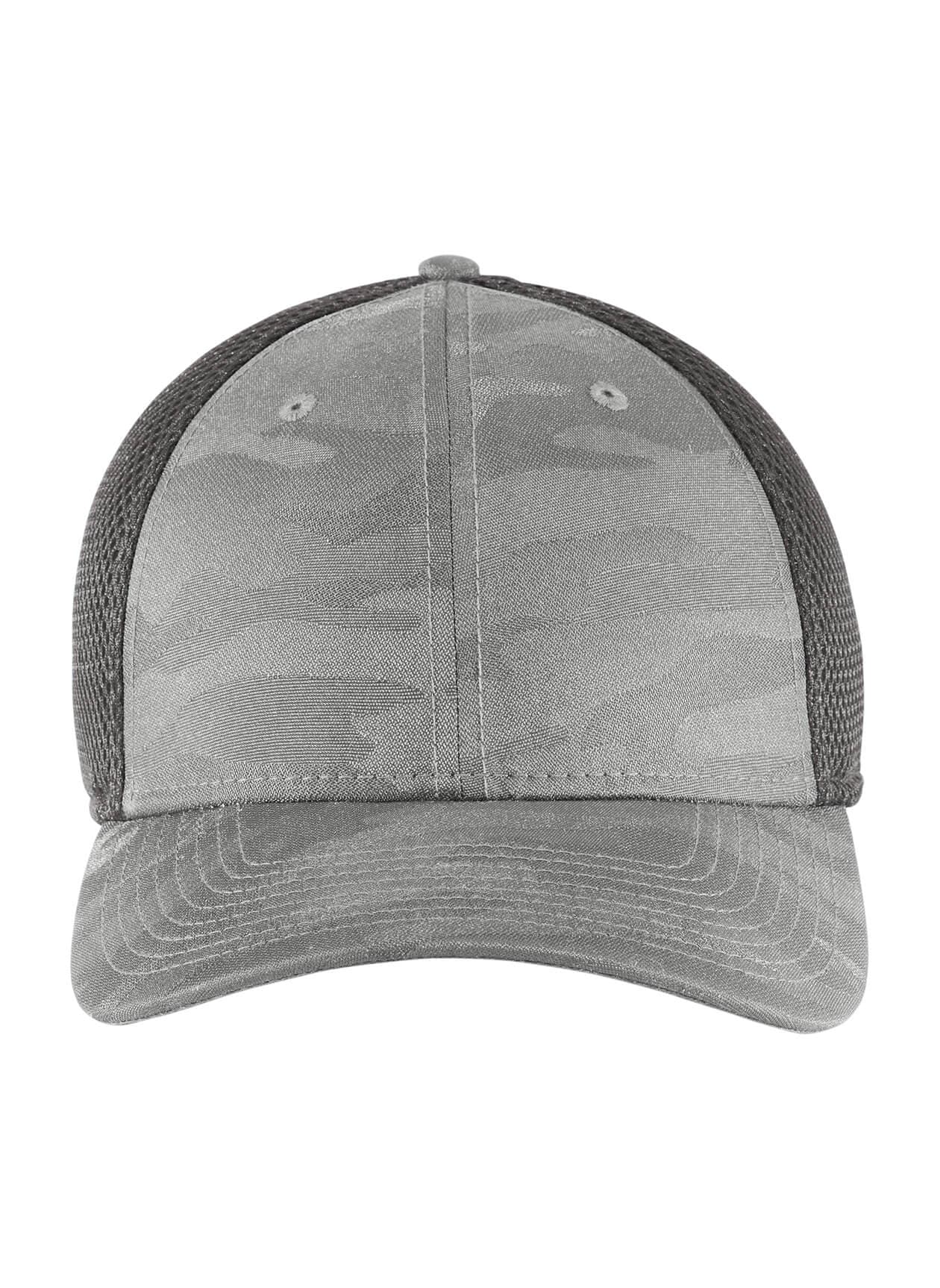 New Era Tonal Camo Stretch Tech Mesh Cap - Dark Grey LG/XL