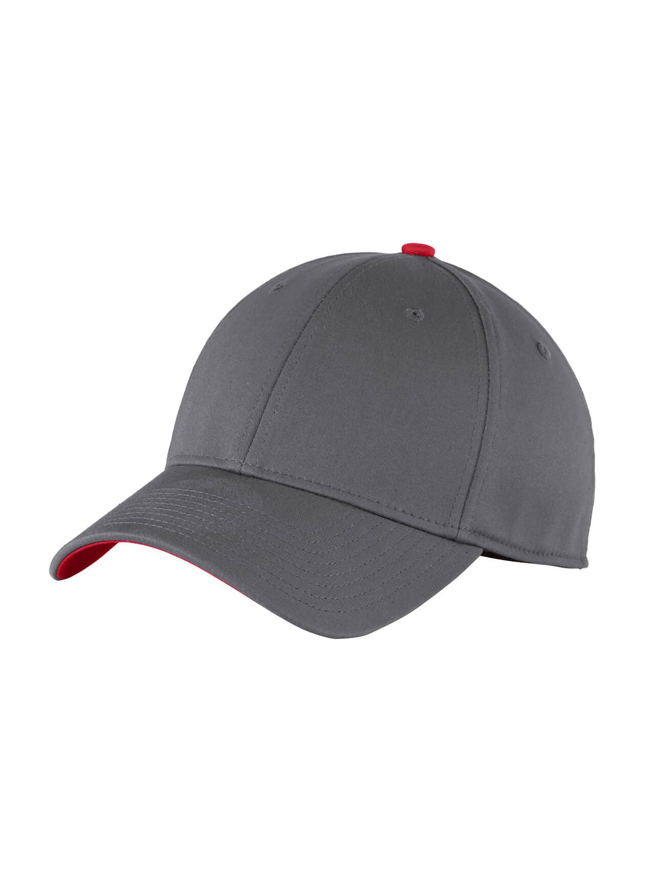 New Era Interception Cap - Graphite / Scarlet LG/XL