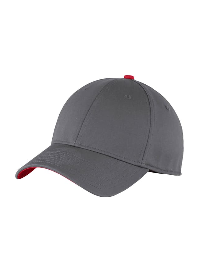 New Era Interception Cap - Graphite / Scarlet LG/XL