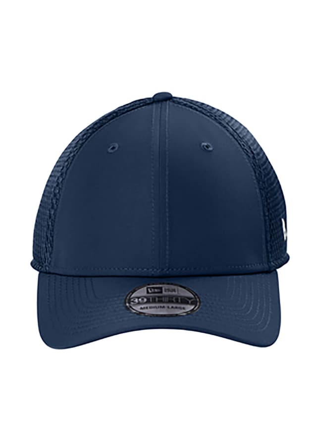 New Era 39THIRTY Performance Stretch Mesh Cap - Navy LG/XL