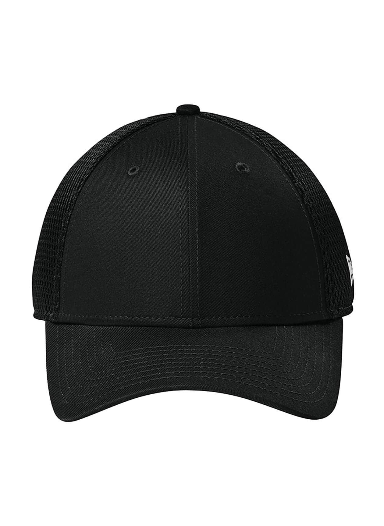 New Era Snapback Contrast Front Mesh Cap - Flag Black / Black MISC