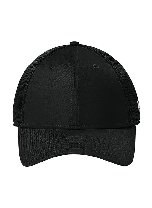 New Era Snapback Contrast Front Mesh Cap - Flag Black / Black MISC