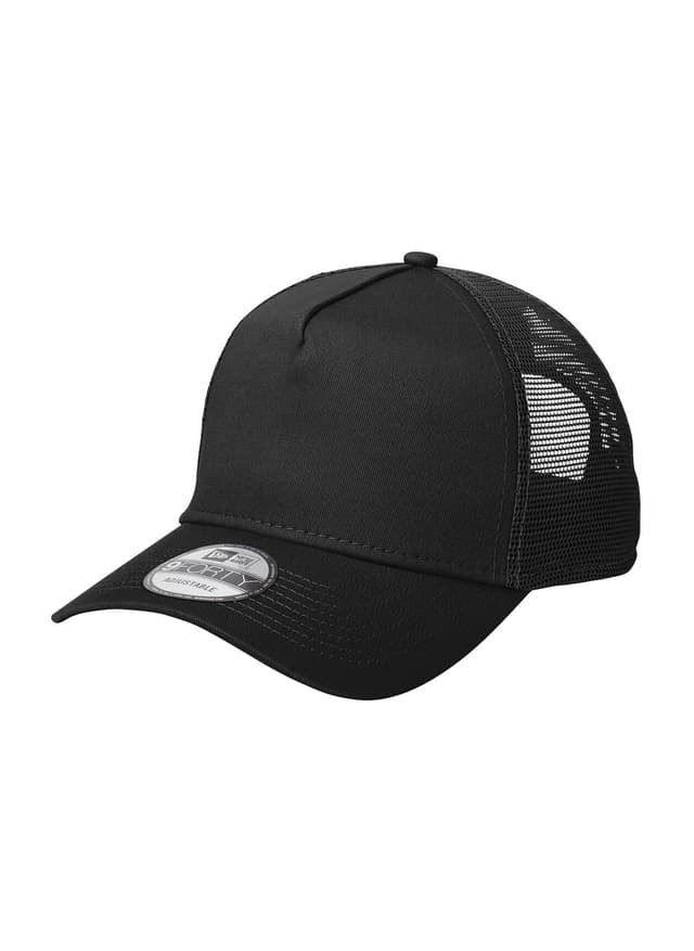 New Era Snapback Trucker Cap - Black / Black (BLK) MISC