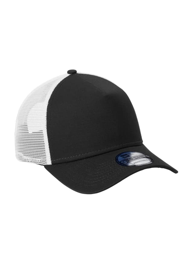 New Era Snapback Trucker Cap - Black / White (BLW) MISC