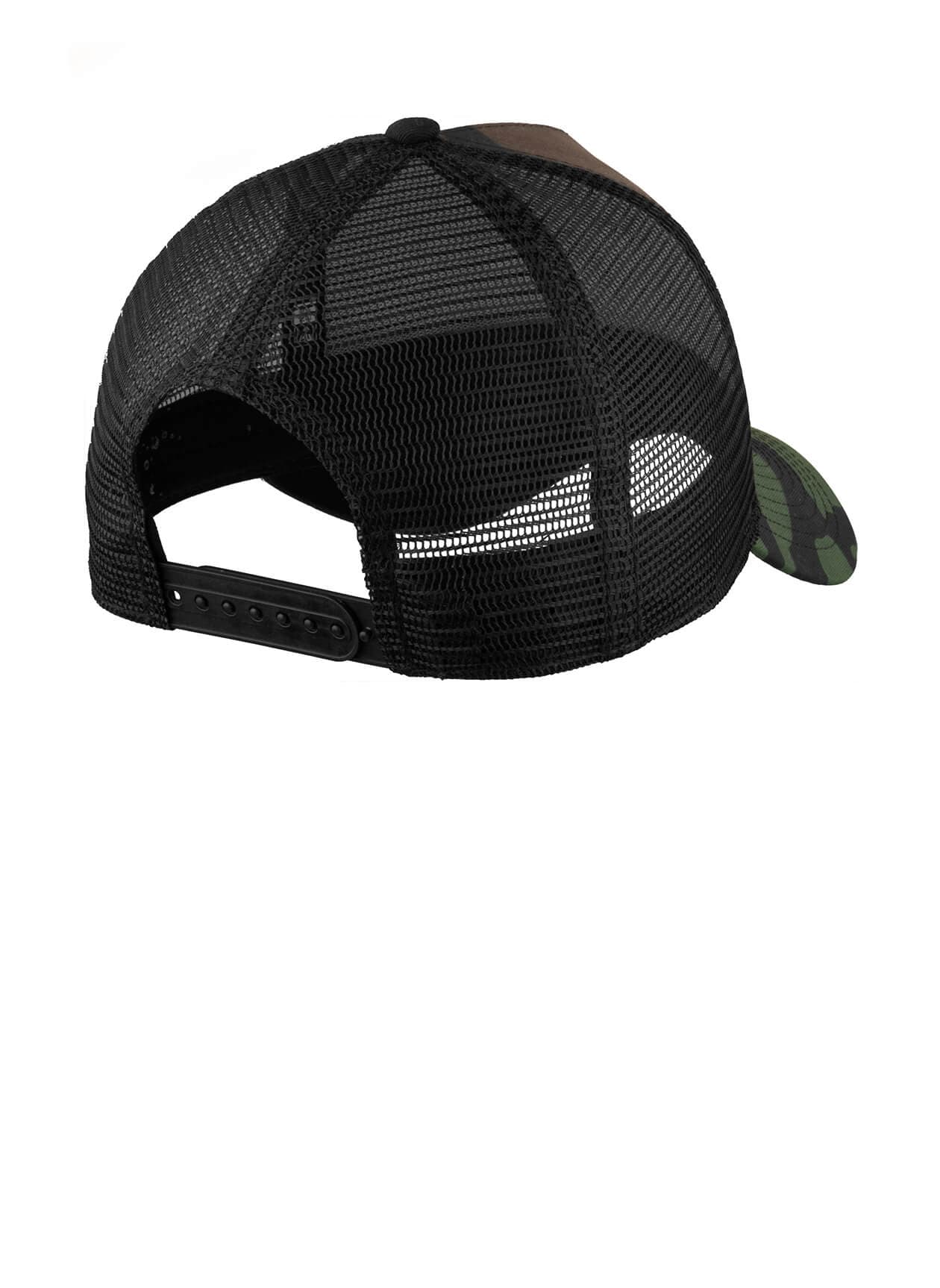 New Era Snapback Trucker Cap - Camo / Black MISC