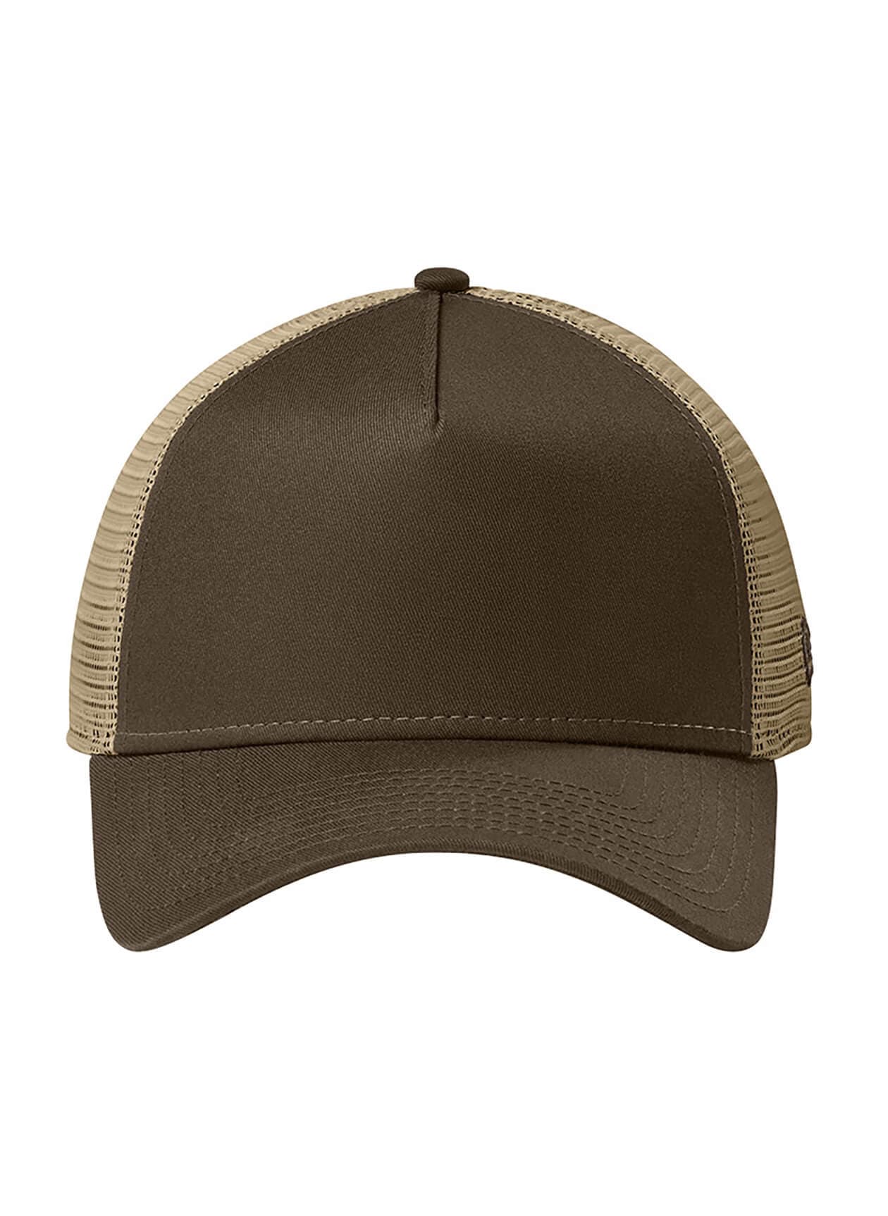 New Era Snapback Trucker Cap - Flag Chocolate / Khaki MISC