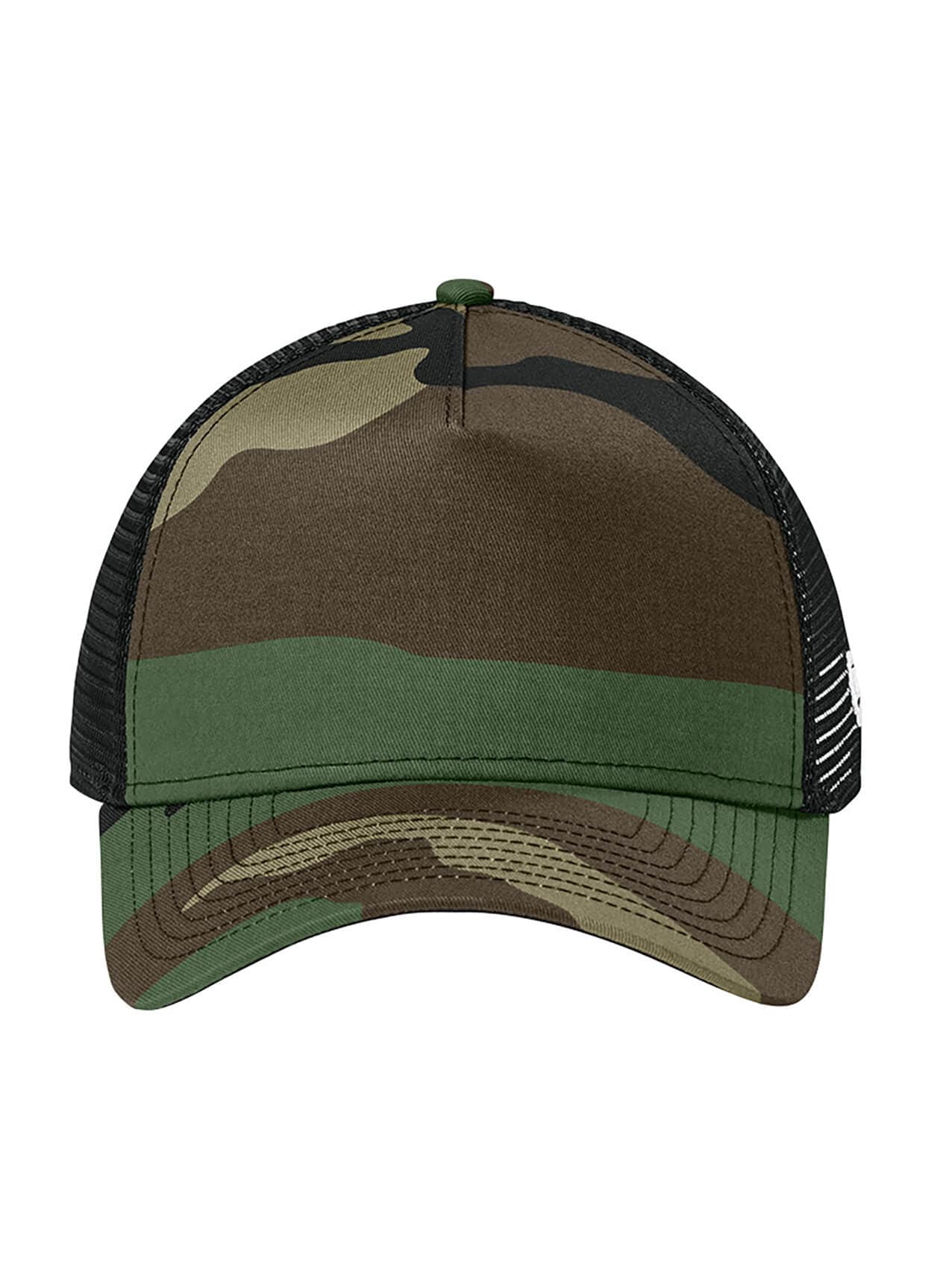 New Era Snapback Trucker Cap - Flag Camo / Black MISC