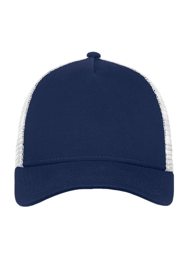 New Era Snapback Trucker Cap - Deep Navy / White MISC