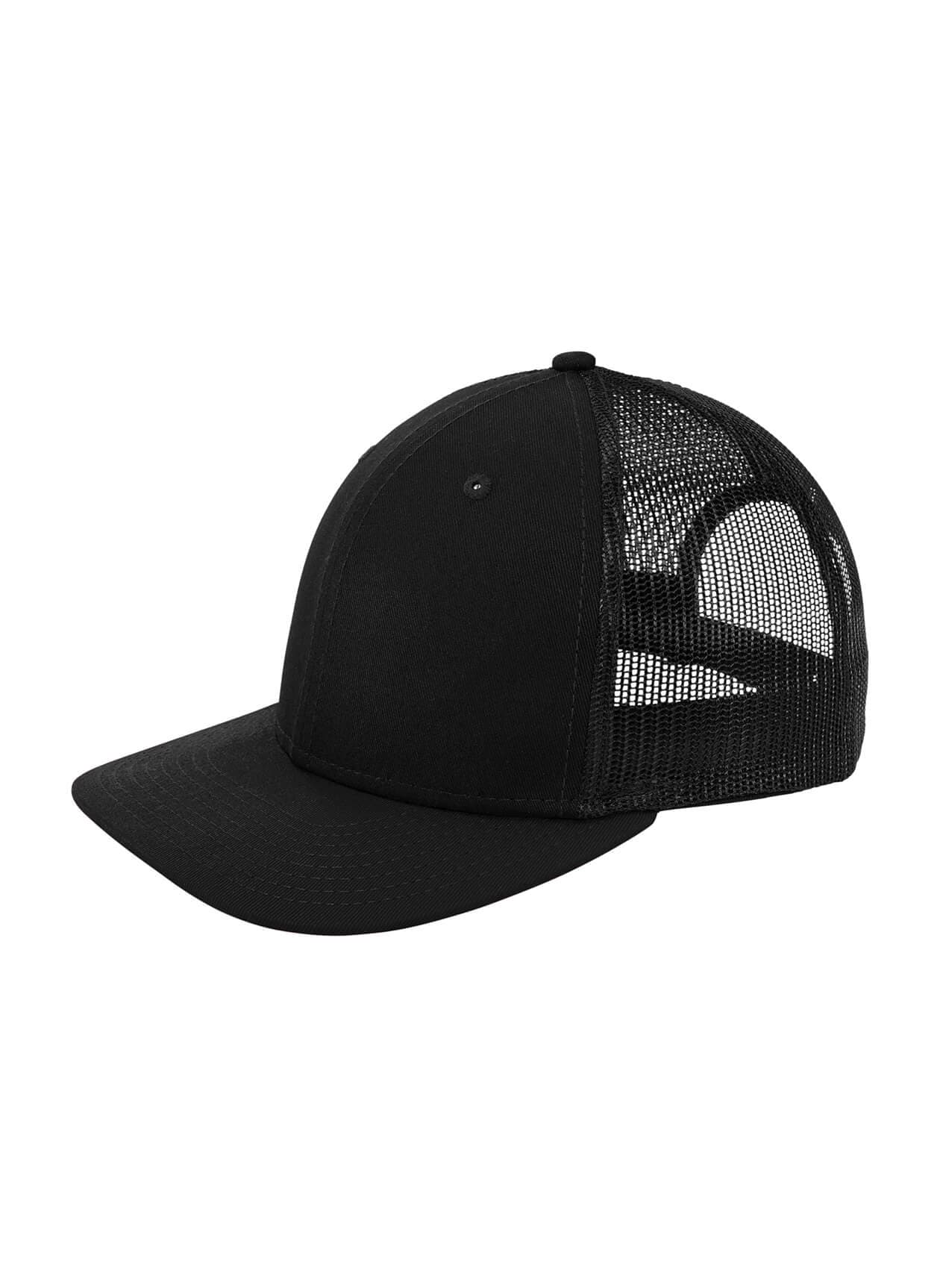 New Era Snapback Low Profile Trucker Hat - Black (BLK) MISC