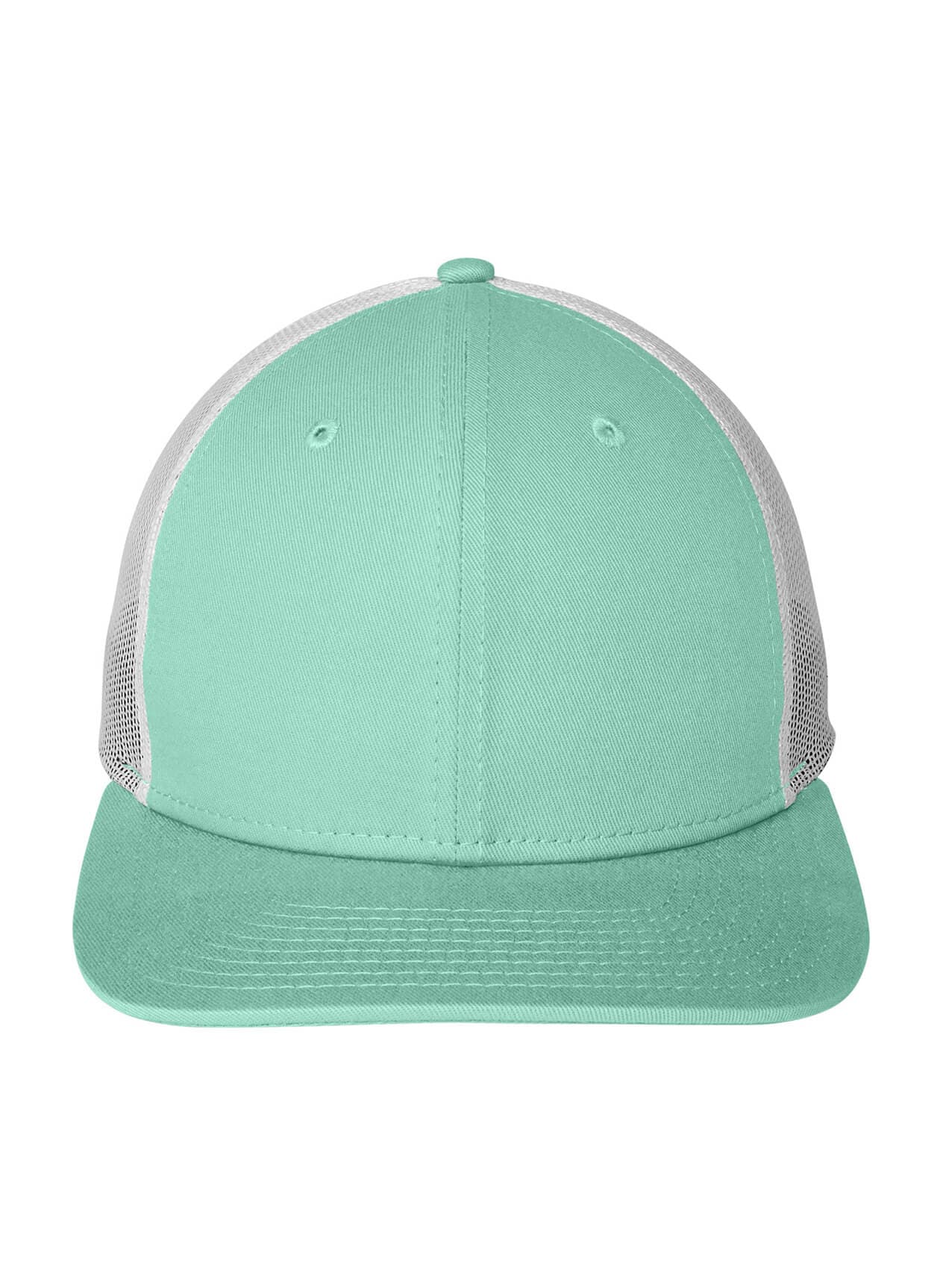 New Era Snapback Low Profile Trucker Hat - Mint / White MISC