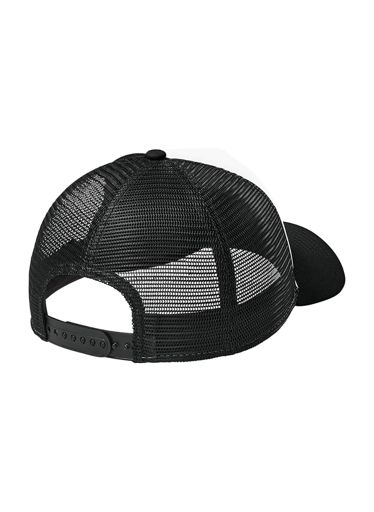 New Era A-Frame Snapback Mesh Back Cap - Flag White / Black / Black MISC