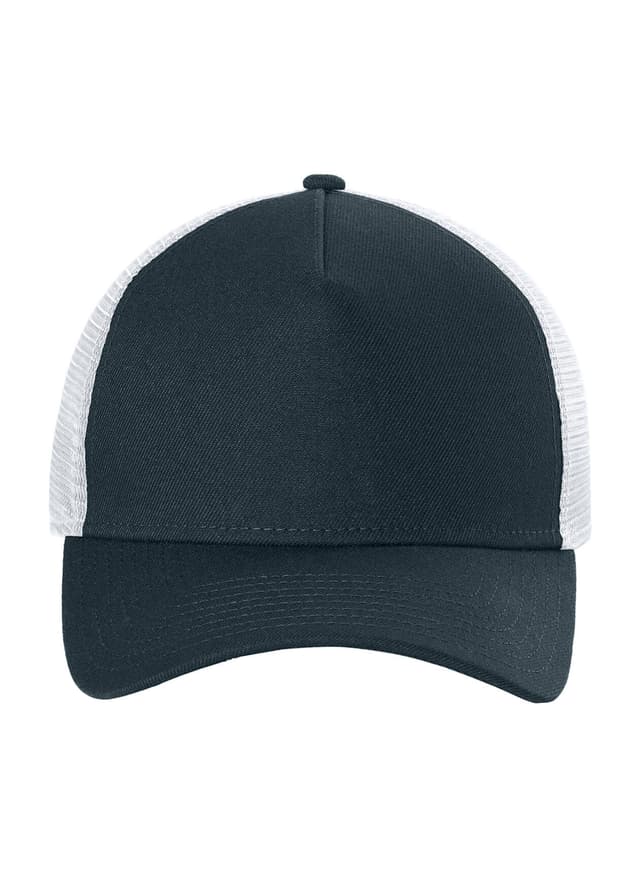 New Era A-Frame Snapback Mesh Back Cap - Deep Navy / White MISC