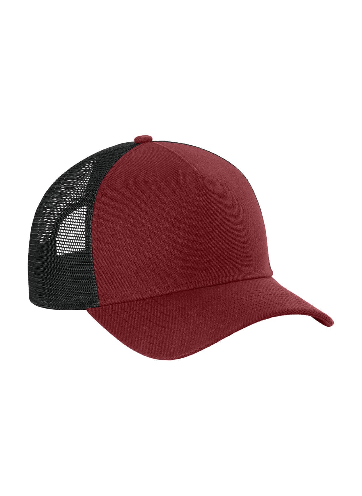 New Era A-Frame Snapback Mesh Back Cap - Scarlet / Black MISC