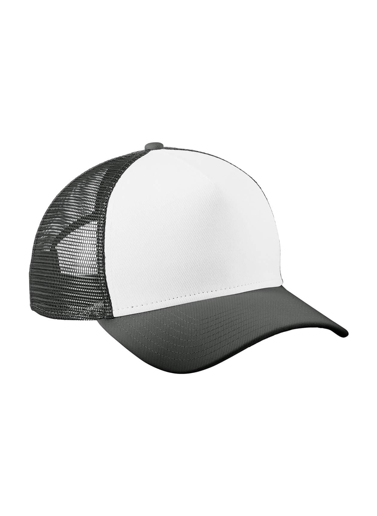 New Era A-Frame Snapback Mesh Back Cap - White / Graphite / Graphite MISC