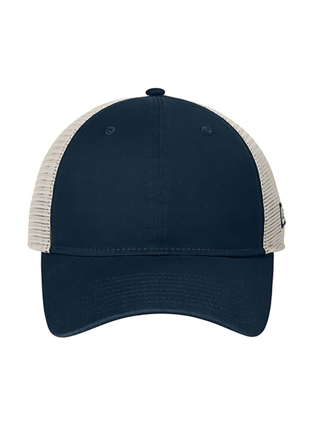 New Era 9TWENTY Unstructured Mesh Snapback Cap - Navy MISC