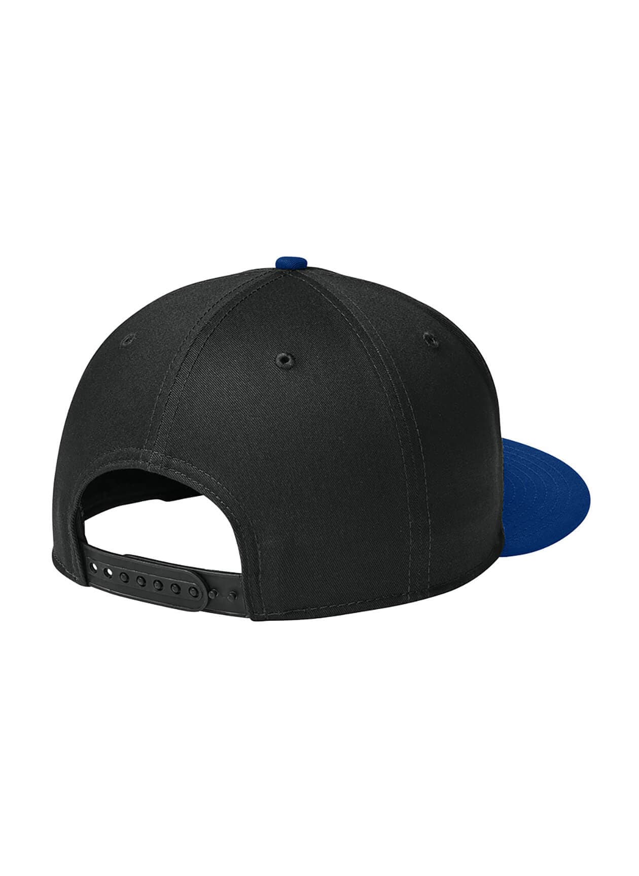 New Era Flat Bill Snapback Hat - Flag Black / Royal MISC