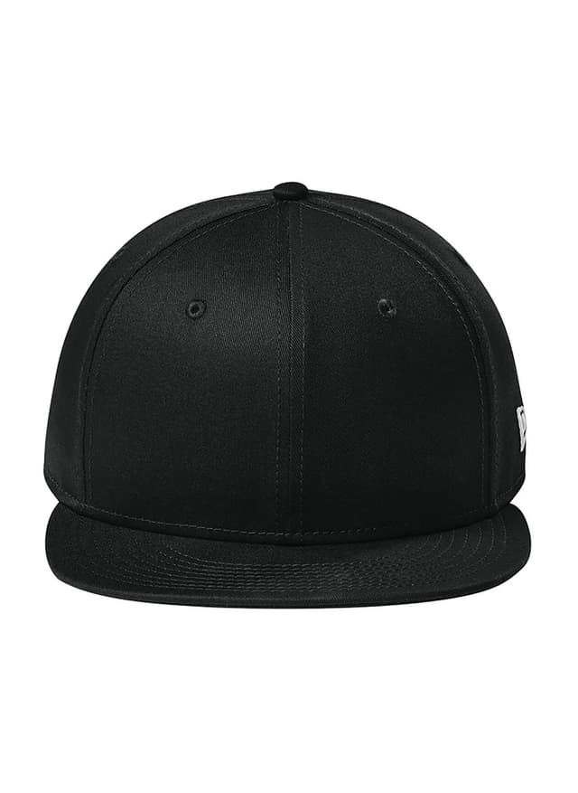 New Era Flat Bill Snapback Hat - Flag Black MISC