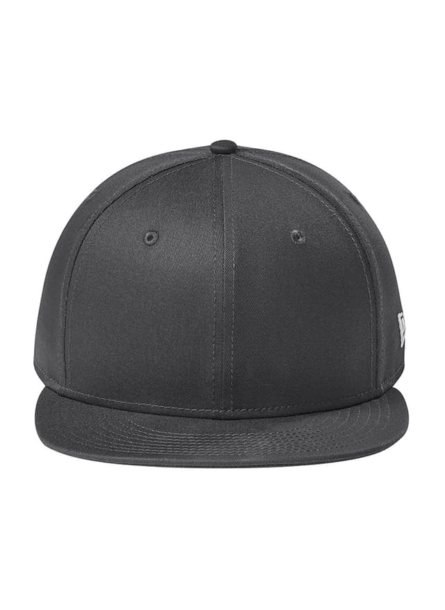 New Era Flat Bill Snapback Hat - Flag Charcoal MISC