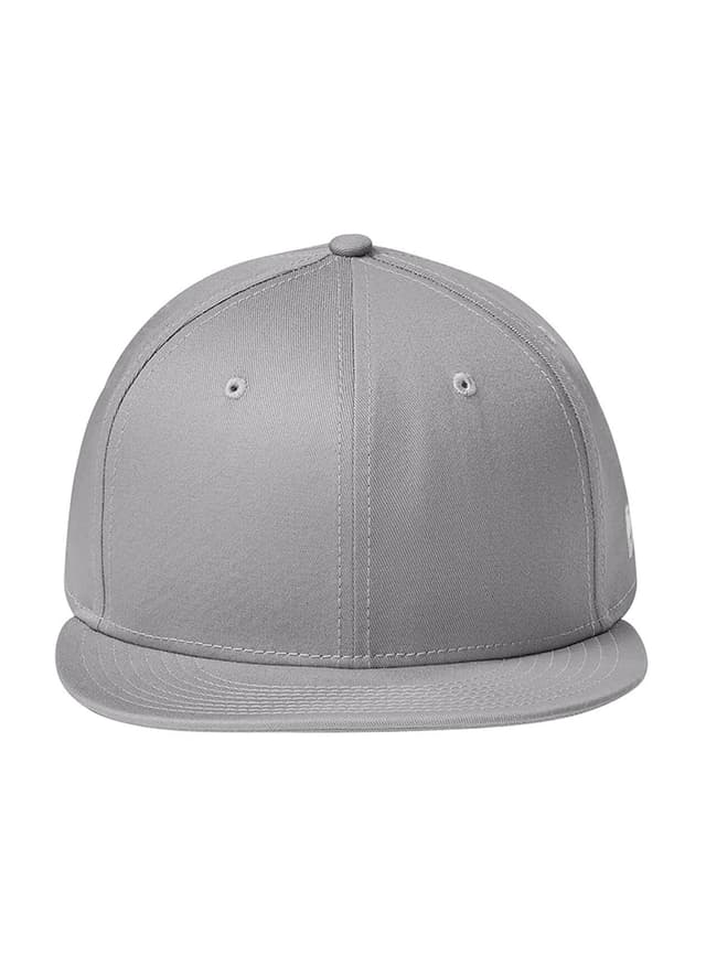 New Era Flat Bill Snapback Hat - Flag Grey MISC