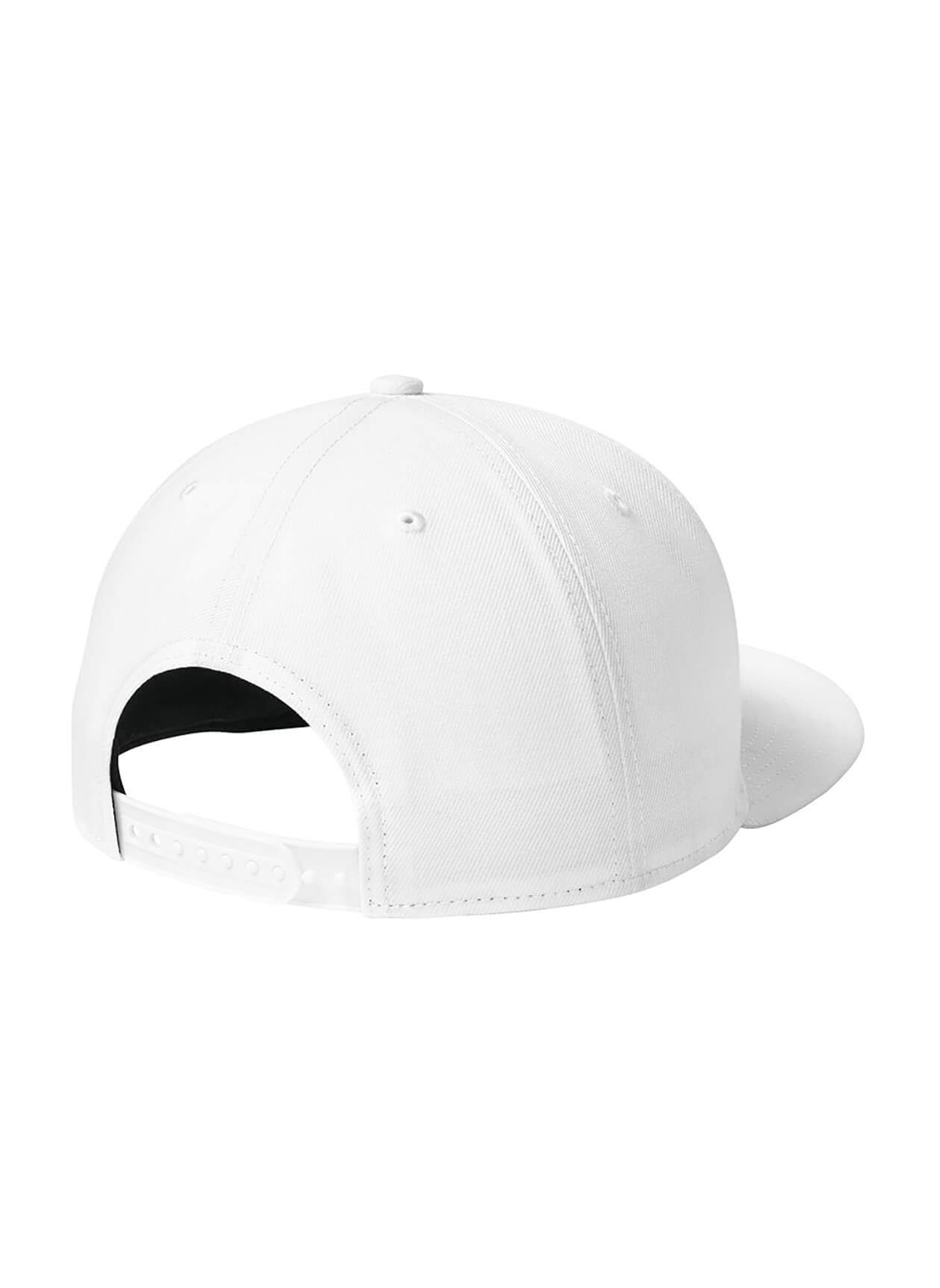 New Era Standard Fit Flat Bill Snapback Cap - Flag White MISC