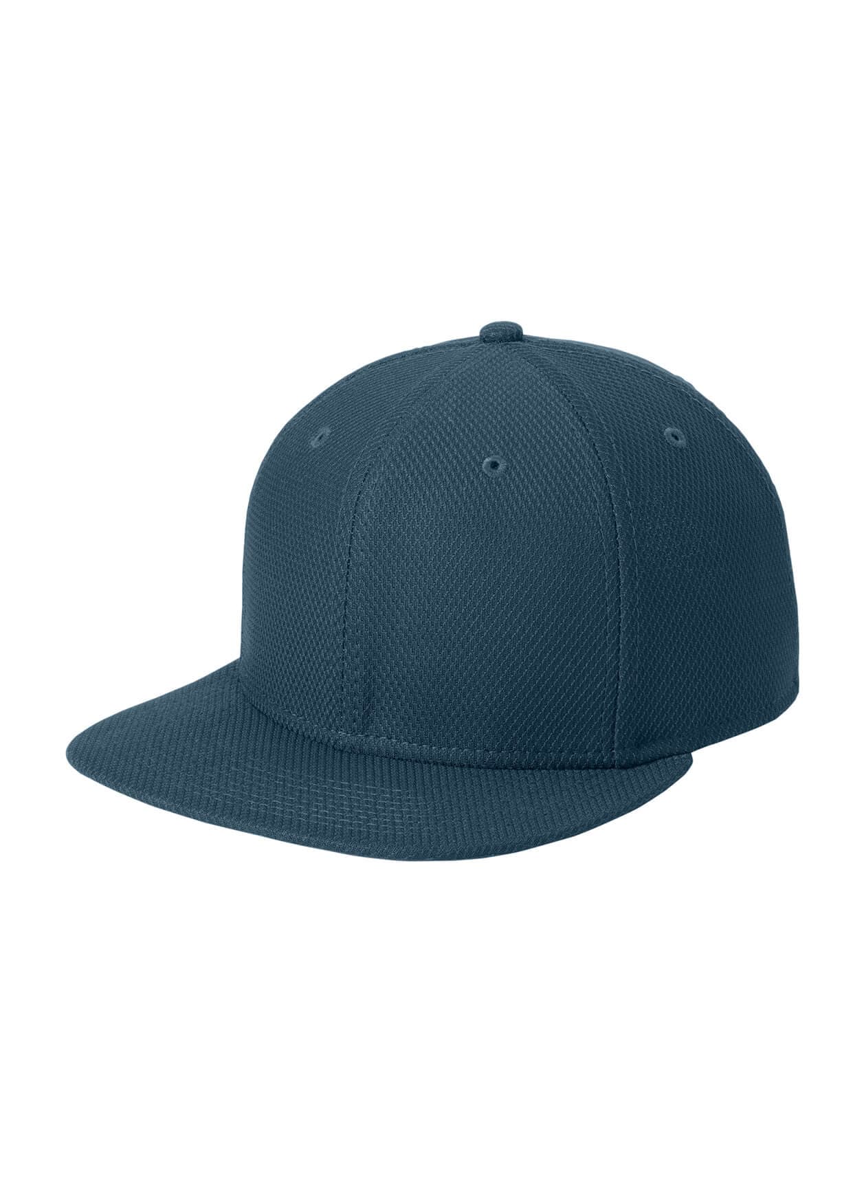New Era Original Fit Diamond Era Flat Bill Snapback Cap - Deep Navy (DNV) MISC