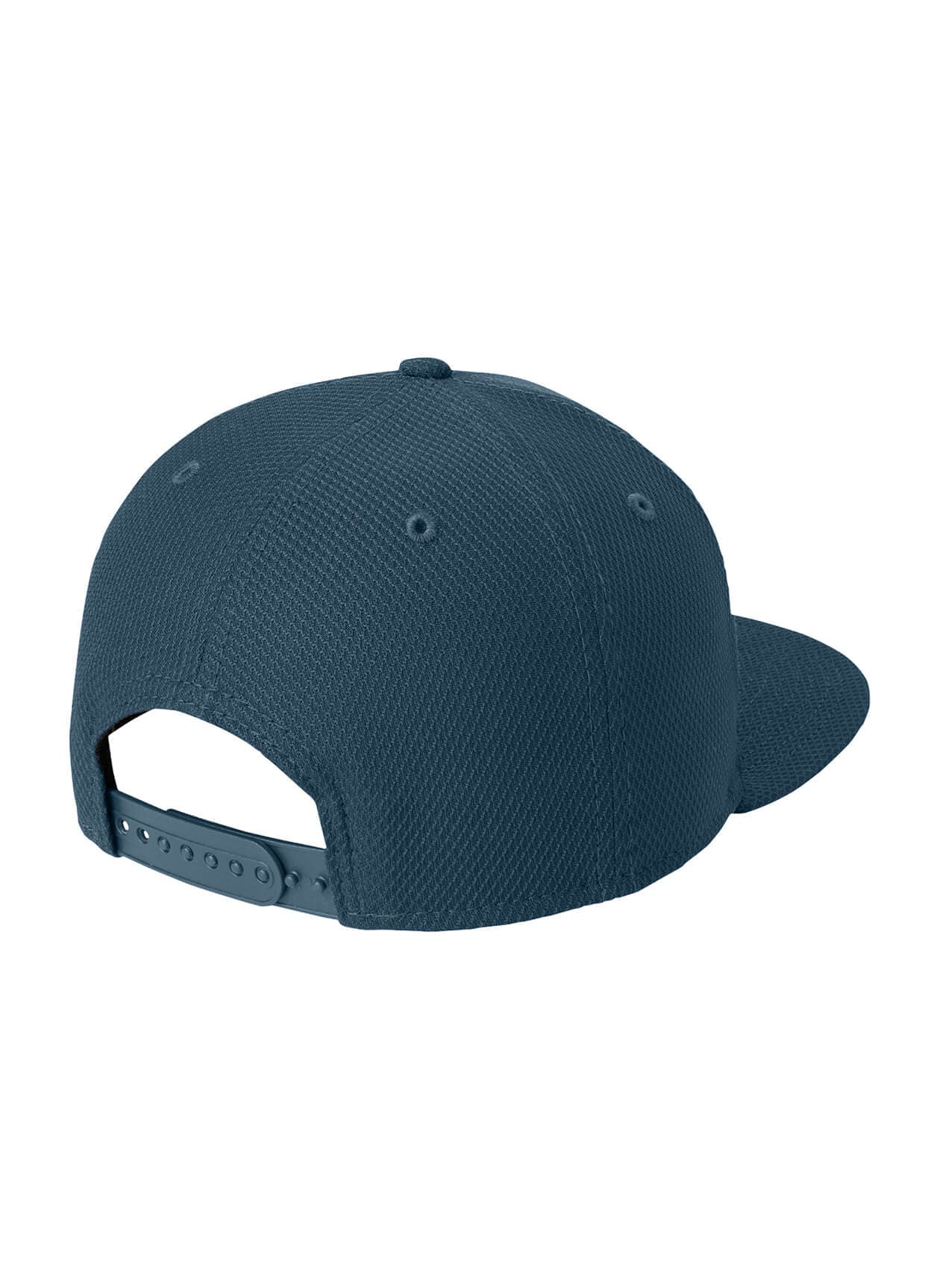 New Era Original Fit Diamond Era Flat Bill Snapback Cap - Deep Navy (DNV) MISC
