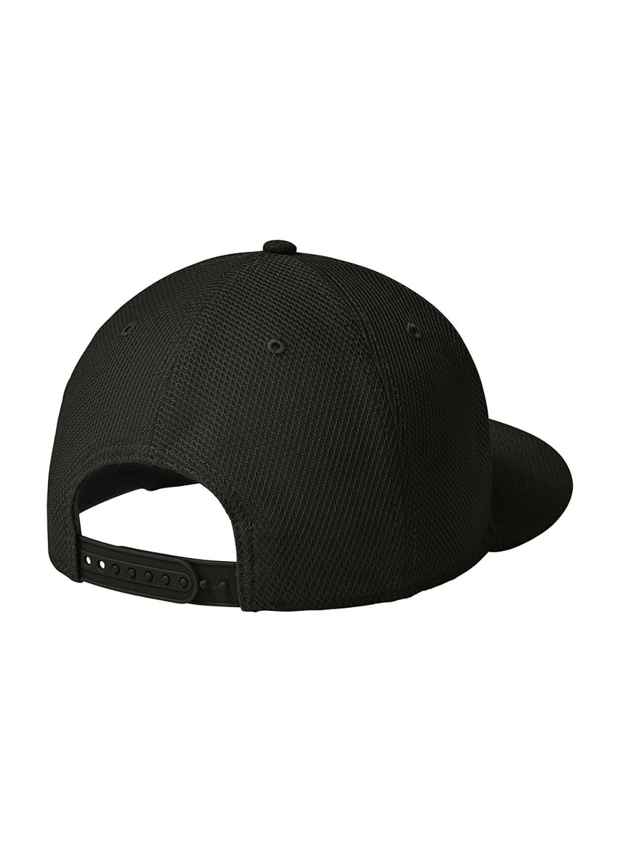 New Era Original Fit Diamond Era Flat Bill Snapback Cap - Flag Black MISC