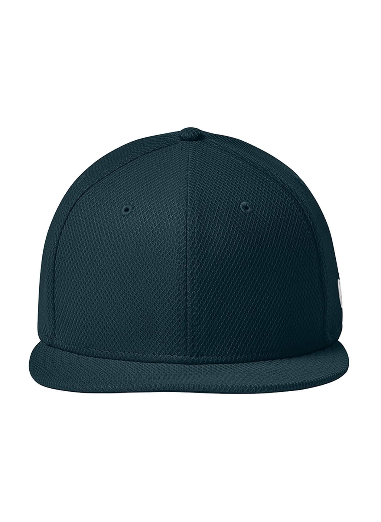 New Era Original Fit Diamond Era Flat Bill Snapback Cap - Flag Deep Navy (FDNV) MISC