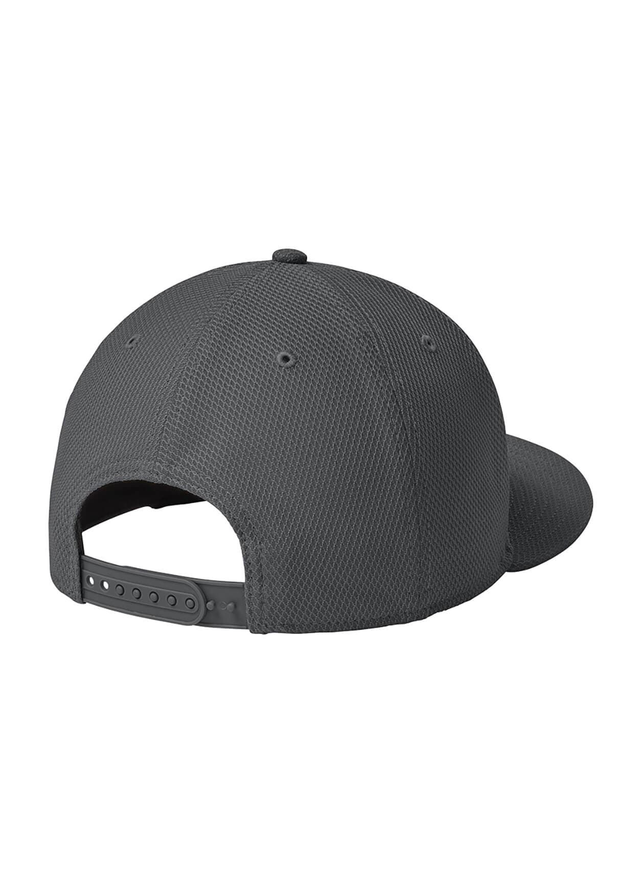 New Era Original Fit Diamond Era Flat Bill Snapback Cap - Flag Graphite MISC