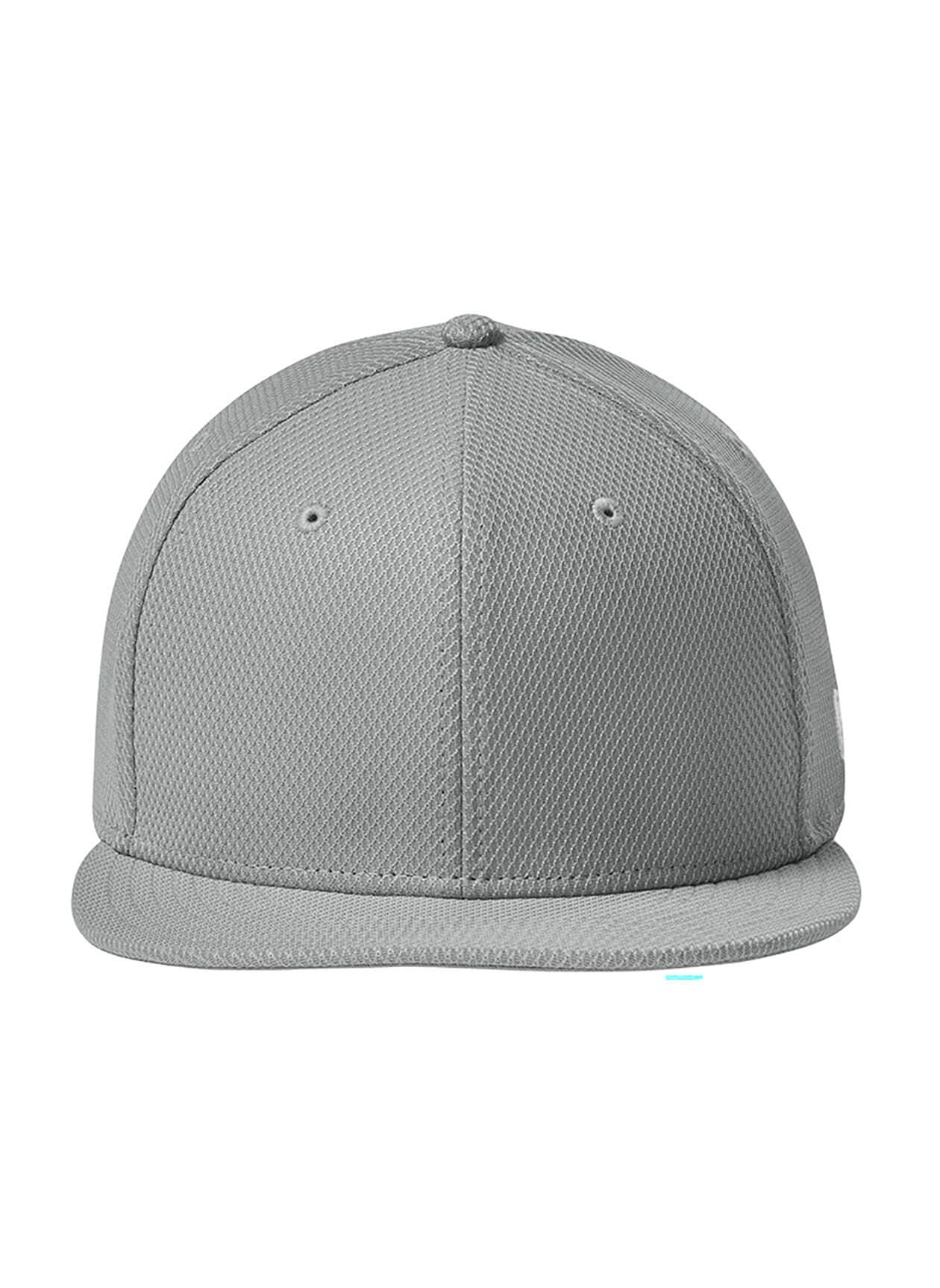 New Era Original Fit Diamond Era Flat Bill Snapback Cap - Flag Grey MISC