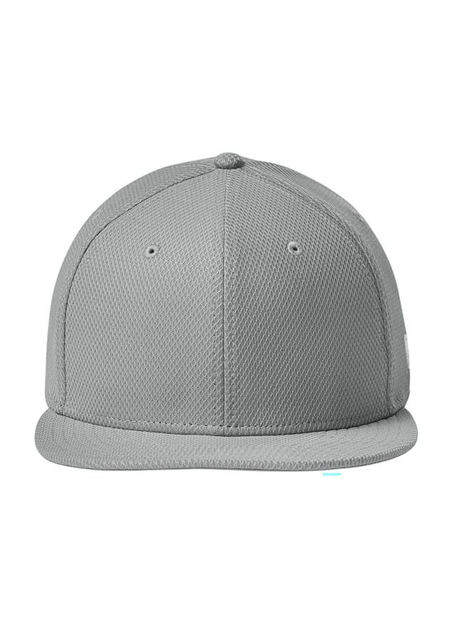 New Era Original Fit Diamond Era Flat Bill Snapback Cap - Flag Grey MISC