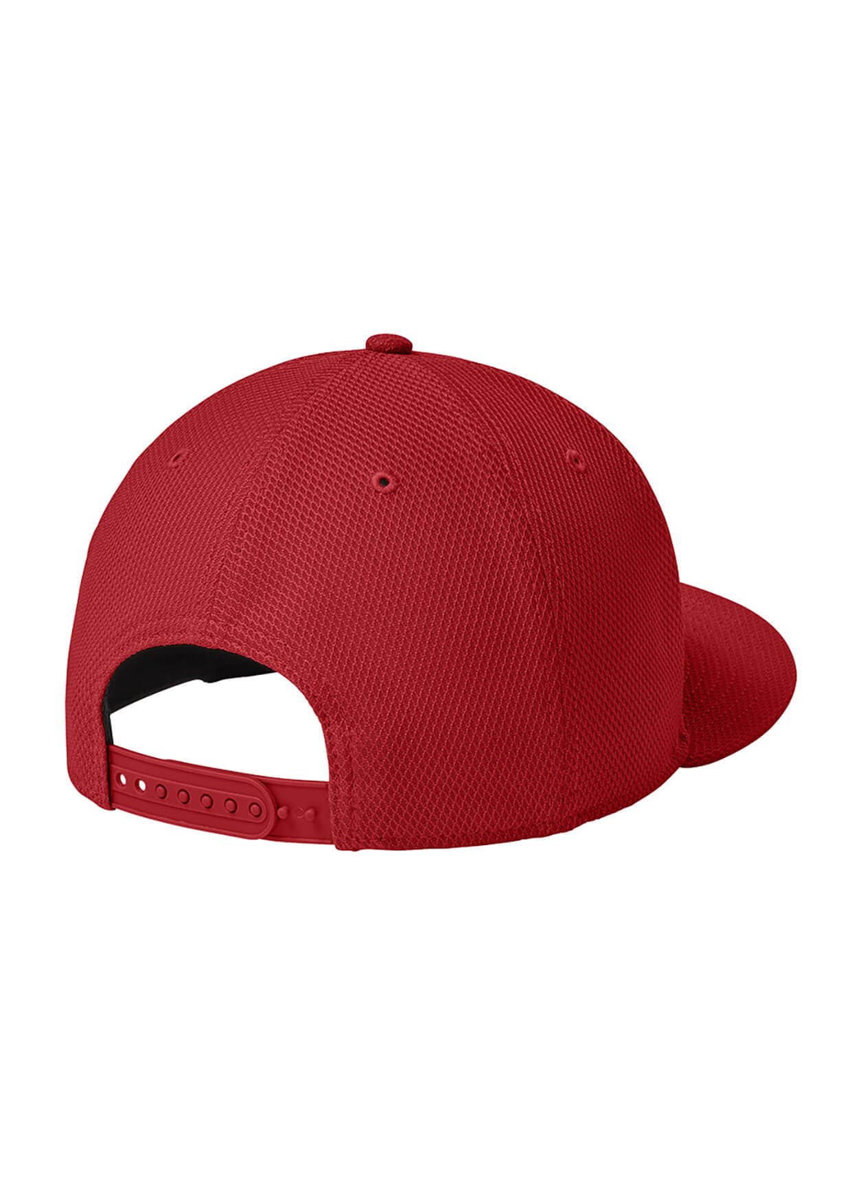 New Era Original Fit Diamond Era Flat Bill Snapback Cap - Flag Scarlet MISC