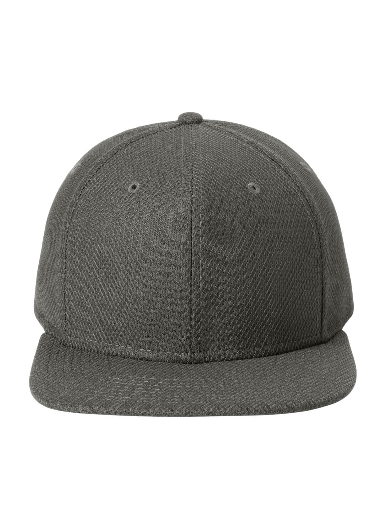 New Era Original Fit Diamond Era Flat Bill Snapback Cap - Graphite (GRP) MISC