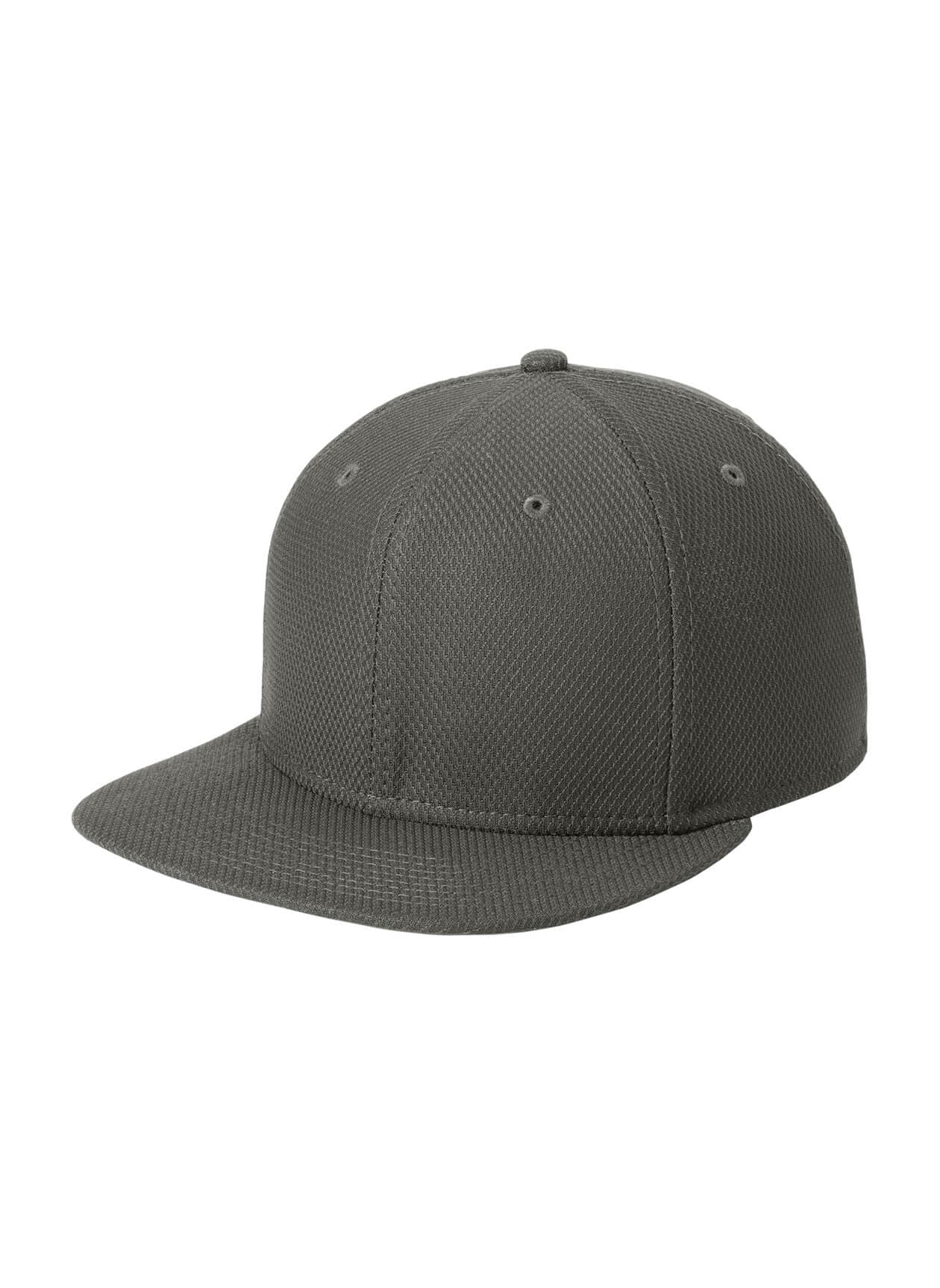 New Era Original Fit Diamond Era Flat Bill Snapback Cap - Graphite (GRP) MISC