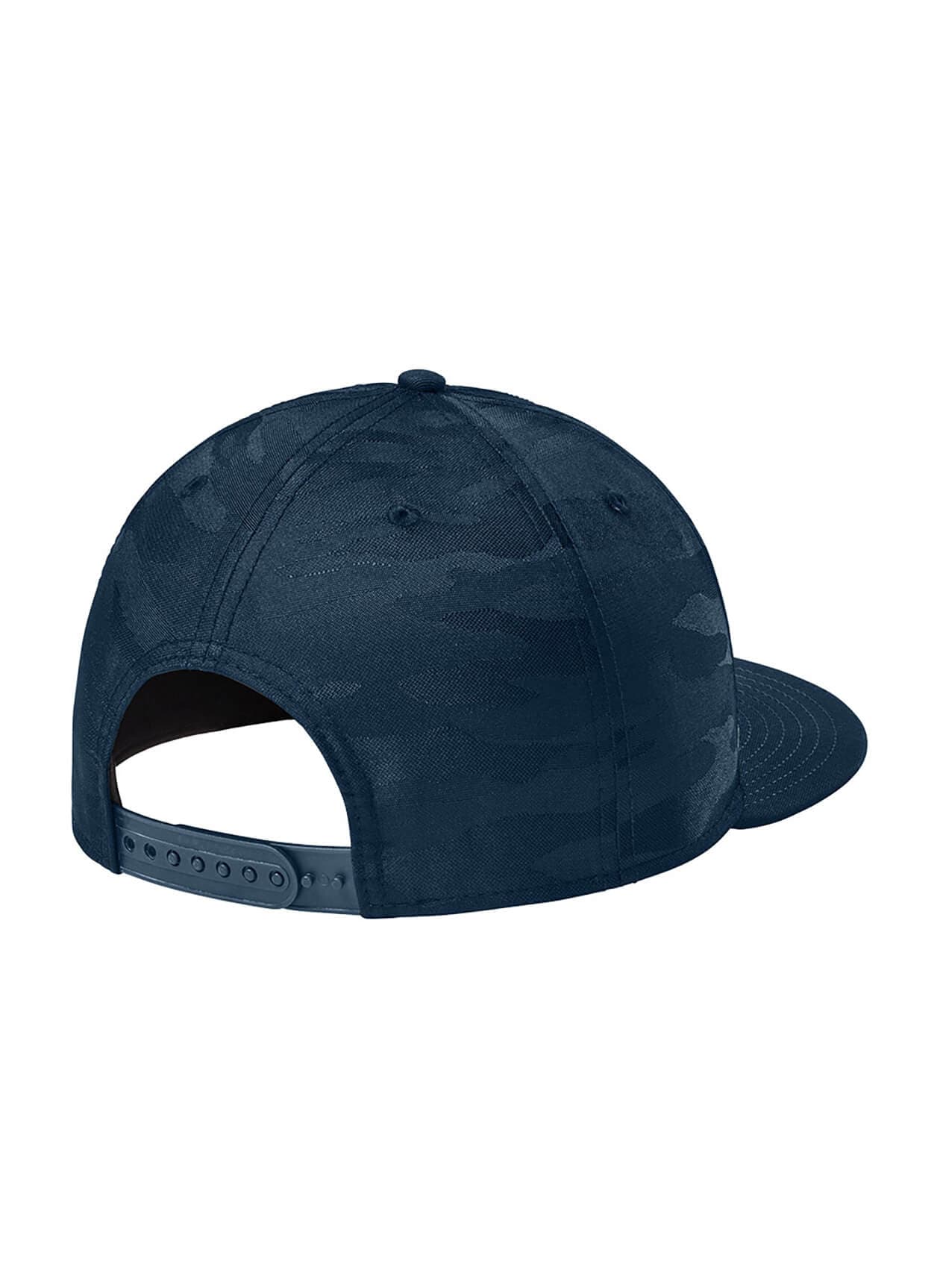 New Era Camo Flat Bill Snapback Cap - Flag Deep Navy / Deep Navy Camo MISC